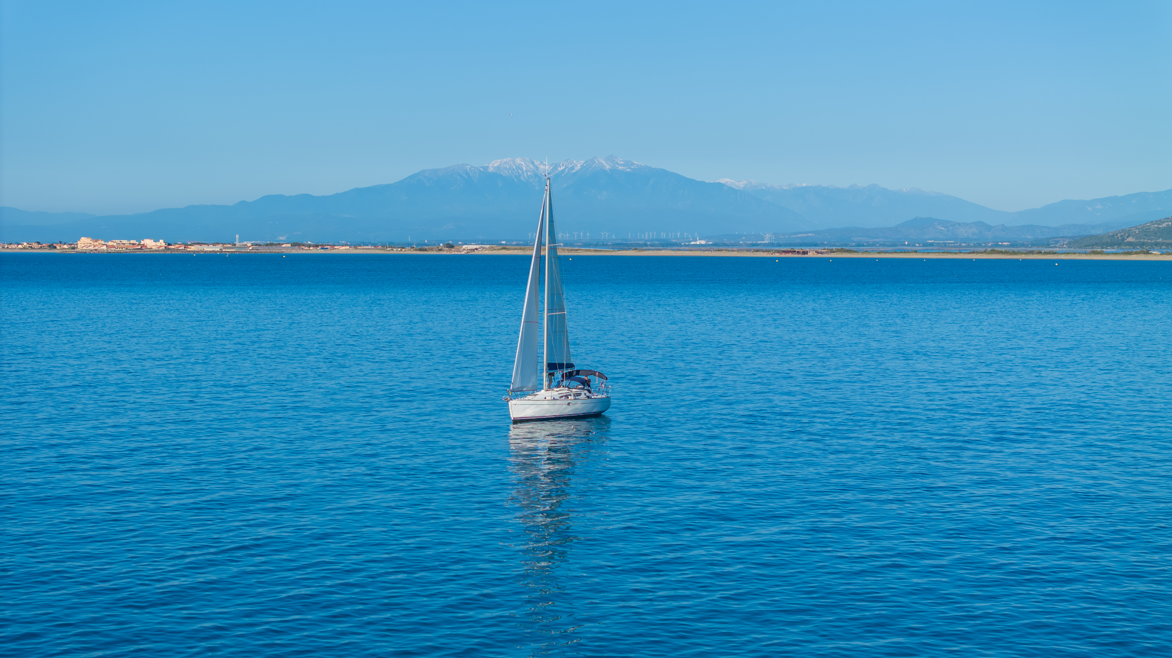 Vue aérienne port Barcarès