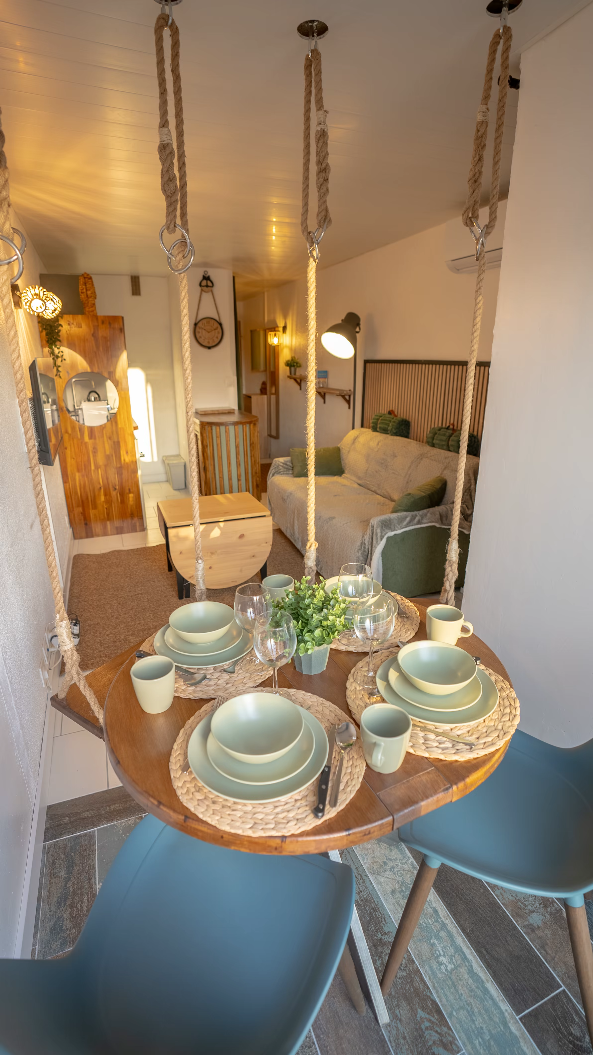 Private terrace marina view apartment Le Barcares